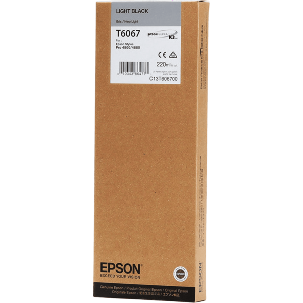 EPSON Ink T6067 Light Black | C13T606700 - Image 2