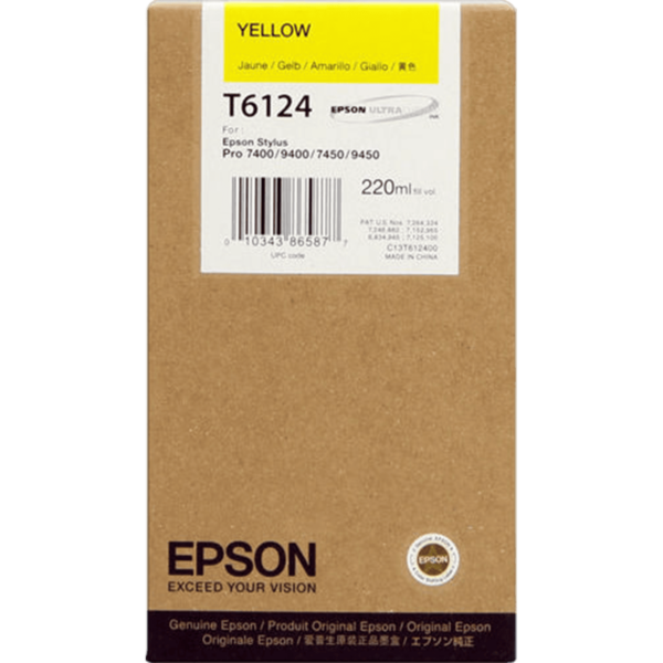 EPSON Ink Cartridge Yellow | C13T612400 - Image 2