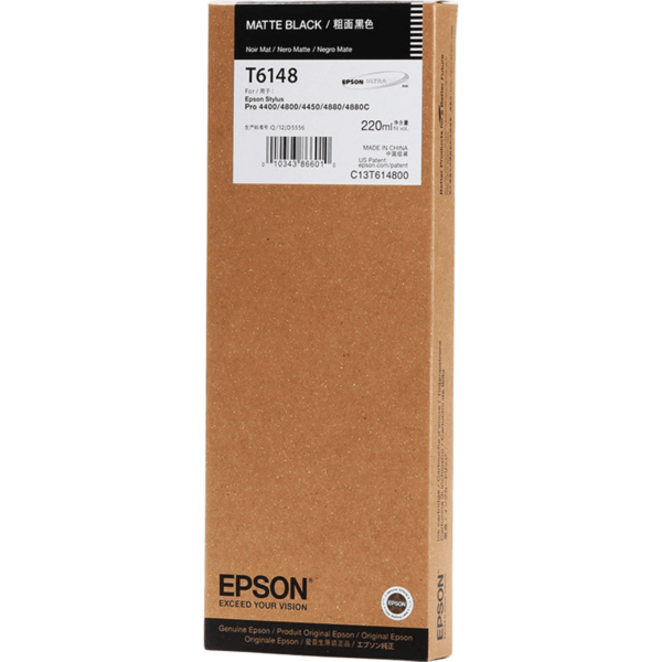 EPSON Ink T6148 Matte Black | C13T614800 - Image 3