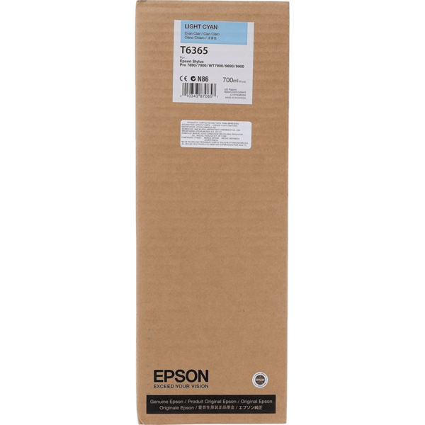 EPSON Singlepack Light Cyan UltraChrome HDR - C13T636500 - Image 2