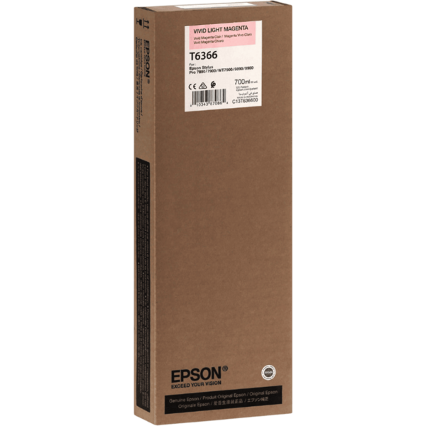 EPSON Singlepack Vivid Light Magenta UltraChrome HDR - C13T636600 - Image 2