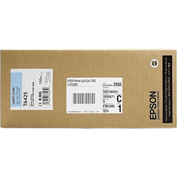 EPSON Light Cyan Ink Cartridge - C13T642500 - Image 2