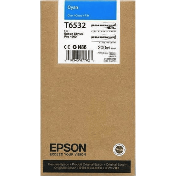 EPSON Cyan Ink Cartridge - T6532 - Image 2