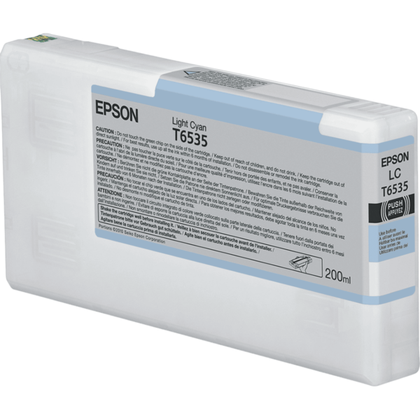 EPSON Light Cyan Ink Cartridge - T6535 - Image 3