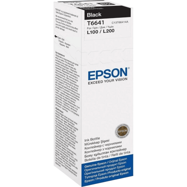 EPSON Black Ink Bottle - C13T66414A - Image 5