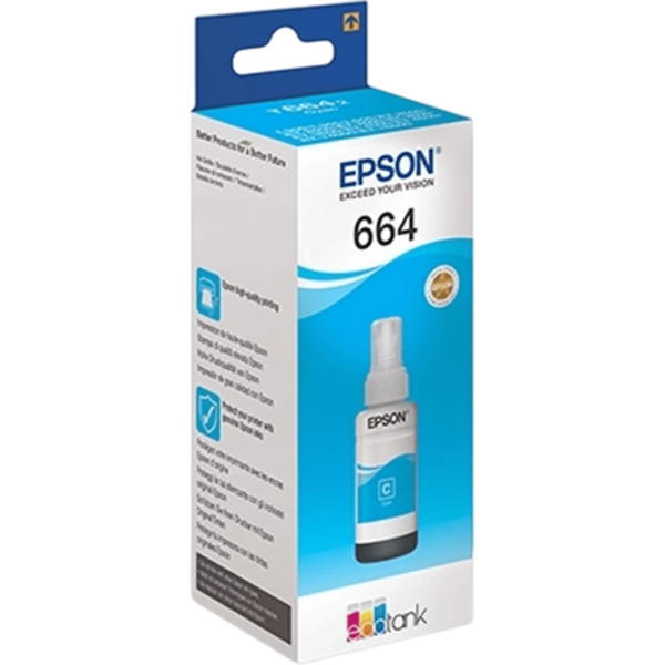 EPSON Cyan Ink Bottle - C13T66424A - Image 2
