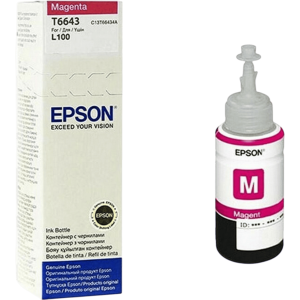 EPSON Magenta Ink Bottle - C13T66434A - Image 7