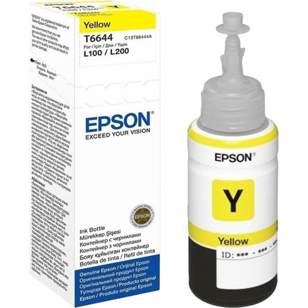 EPSON Yellow Ink Bottle - C13T66444A - Image 6