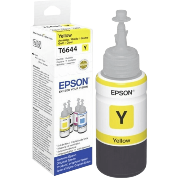 EPSON Yellow Ink Bottle - C13T66444A - Image 3