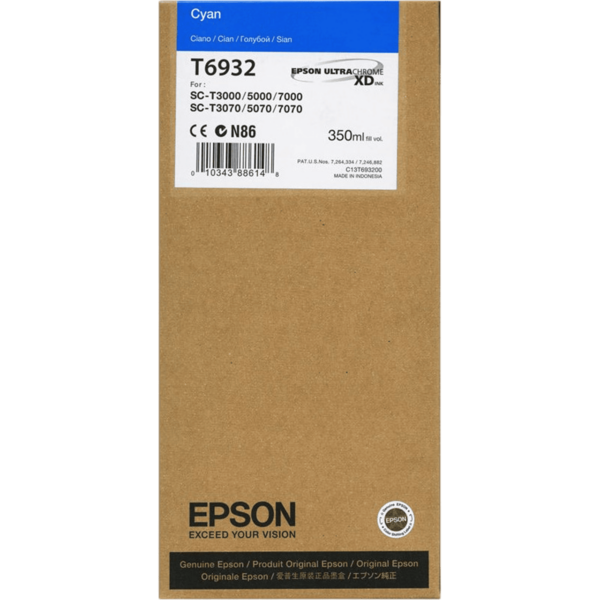 EPSON Singlepack UltraChrome XD Cyan - C13T693200 - Image 2