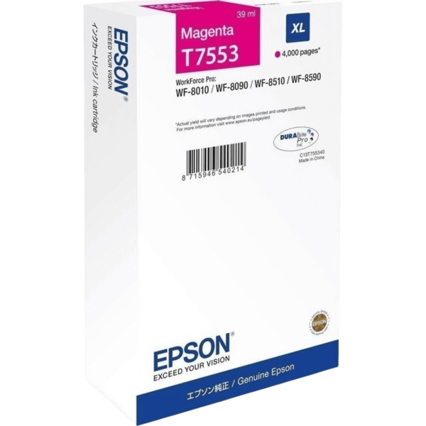 EPSON Ink T7553 XL Magenta | C13T755340 - Image 2