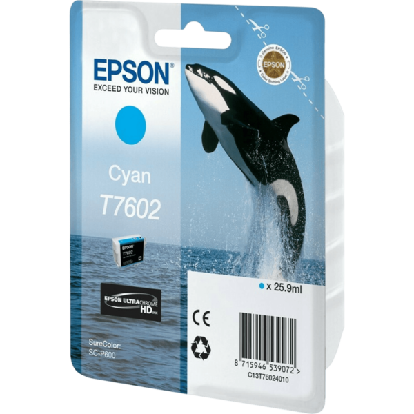 EPSON Cyan UltraChrome HD - C13T76024010 - Image 2