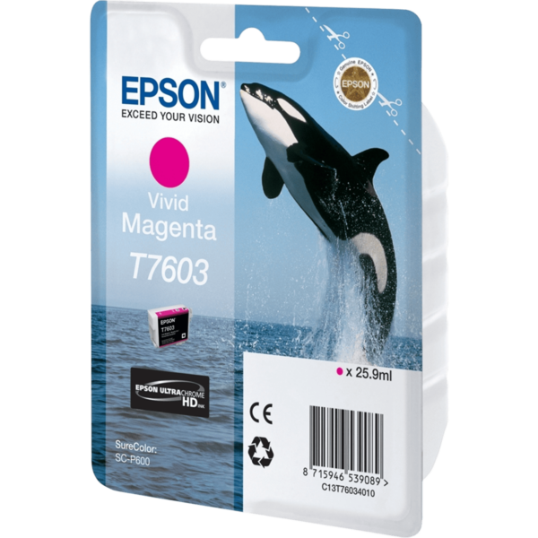 EPSON Vivid Magenta UltraChrome HD - C13T76034010 - Image 2