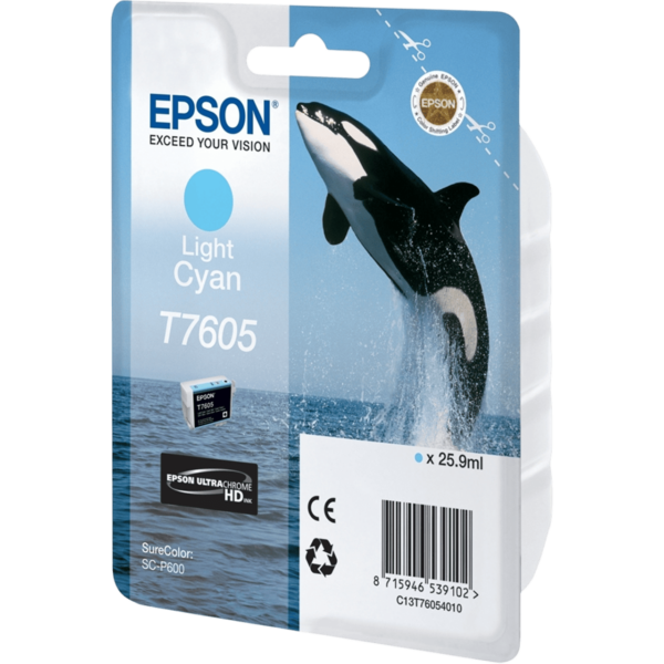 EPSON Light Cyan UltraChrome HD - C13T76054010 - Image 2