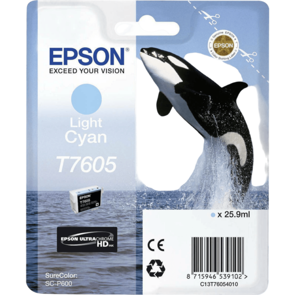 EPSON Light Cyan UltraChrome HD - C13T76054010 - Image 3