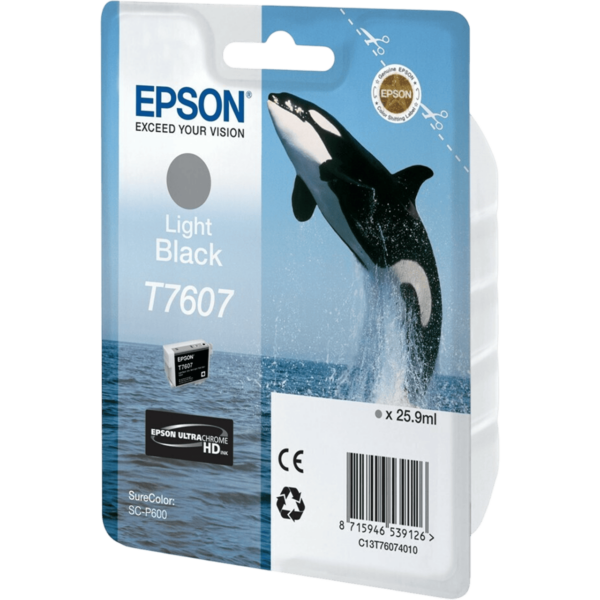 EPSON Light Black UltraChrome HD - C13T76074010 - Image 2