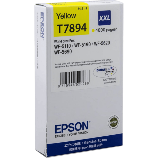 EPSON Ink T789440 XXL Yellow | C13T789440 - Image 4