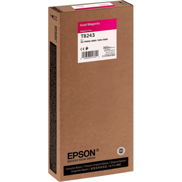 EPSON Singlepack Vivid Magenta UltraChrome HDX / HD - C13T824300 - Image 2