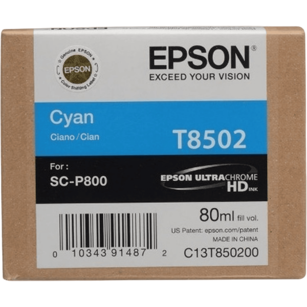EPSON Singlepack Cyan - C13T850200 - Image 2