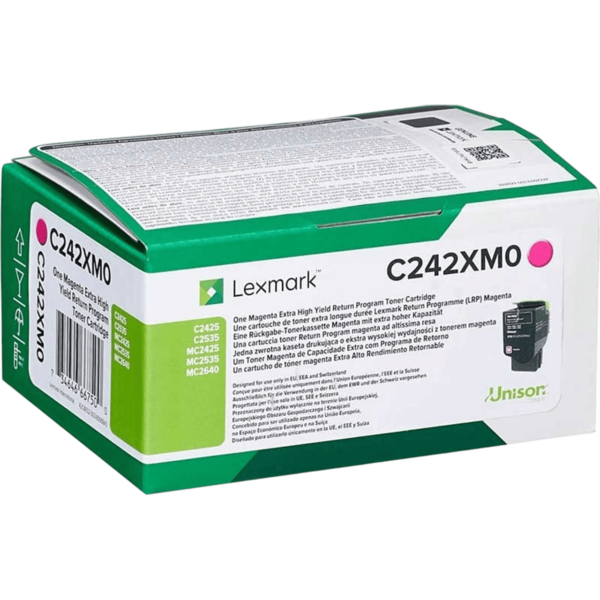 LEXMARK Toner High Magenta | C242XM0 - Image 3