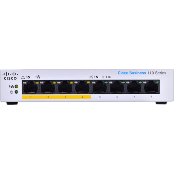 CISCO Switch 8-Port Gigabit 4xPoE | CBS110-8PP-D-EU - Image 2