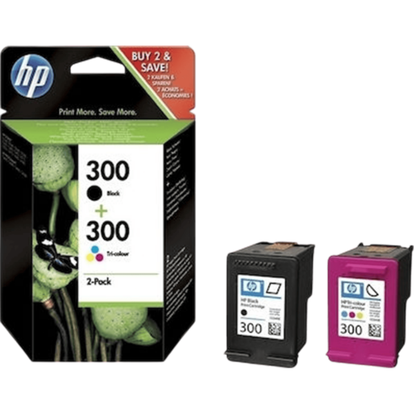 HP Ink 300 Combo Pack Black +  Tri-Color | CN637EE - Image 4