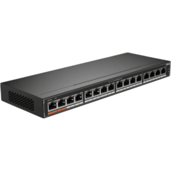 DAHUA Switch 16-Port Unmanaged Gigabit PoE | DH-SG1016P
