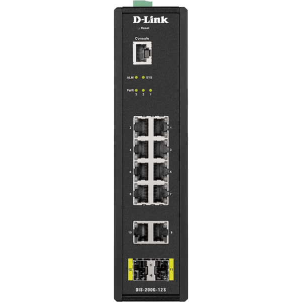 D-LINK Switch 20-Port Gigabit 2xSFP | DIS-200G-12S