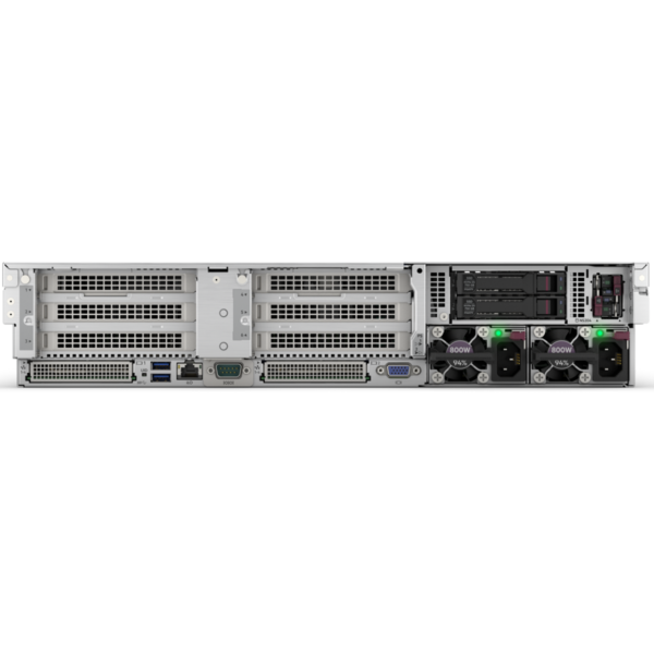 HPE Server ProLiant DL345 G11 [Epyc 9124 | 64GB | 2x480GB SSD | 2000W | Free DOS | 3Y] / P77238-425 - Image 2