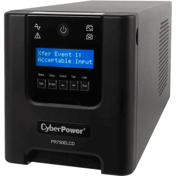 CYBERPOWER UPS Professional Line Interactive LCD 750VA | PR750ELCD