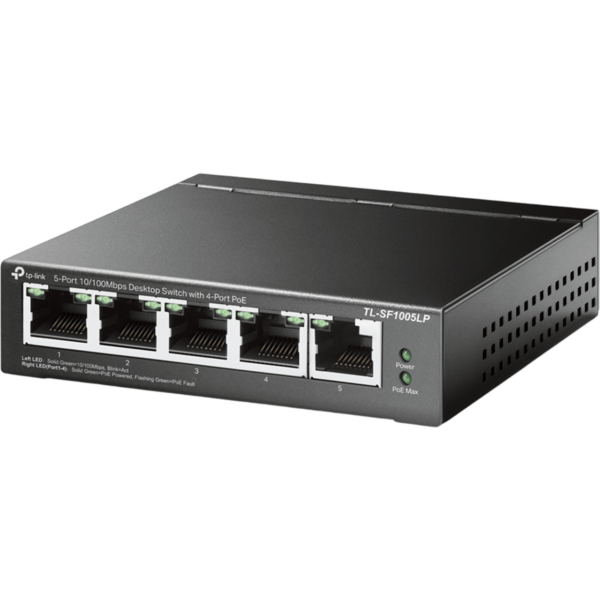 TP-LINK Switch 5-Port 100Mbps 4xPoE | TL-SF1005LP - Image 2