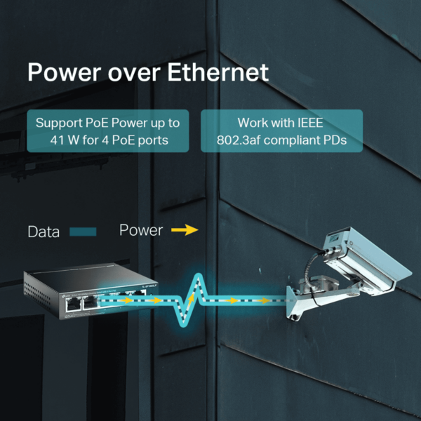 TP-LINK Switch 5-Port 100Mbps 4xPoE | TL-SF1005LP - Image 6