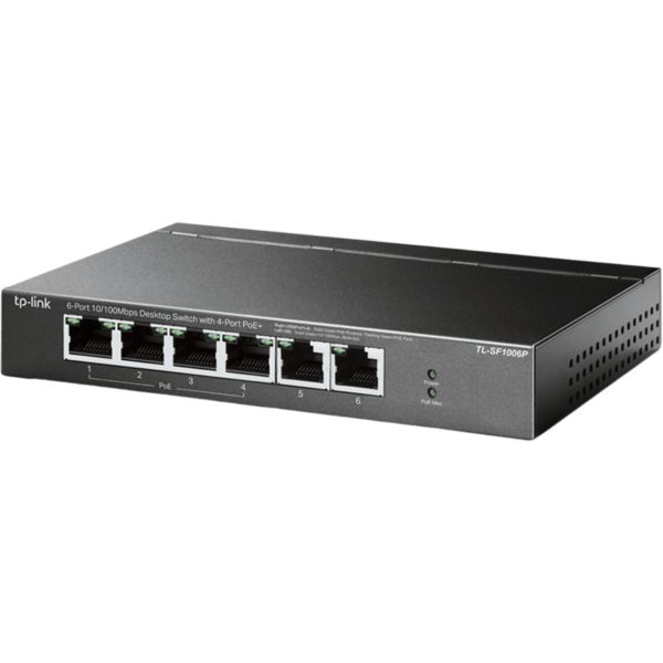 TP-LINK Switch 6-Port 100Mbps 4xPoE | TL-SF1006P - Image 2