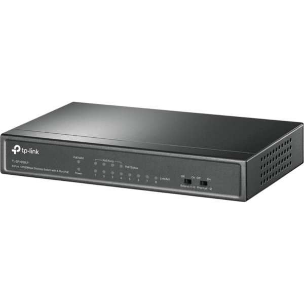 TP-LINK Switch 8-Port 100Mbps 4xPoE | TL-SF1008LP - Image 2