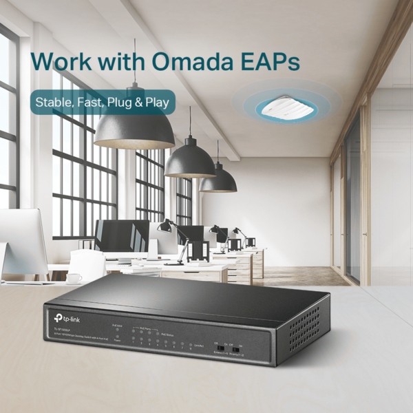 TP-LINK Switch 8-Port 100Mbps 4xPoE | TL-SF1008LP - Image 3