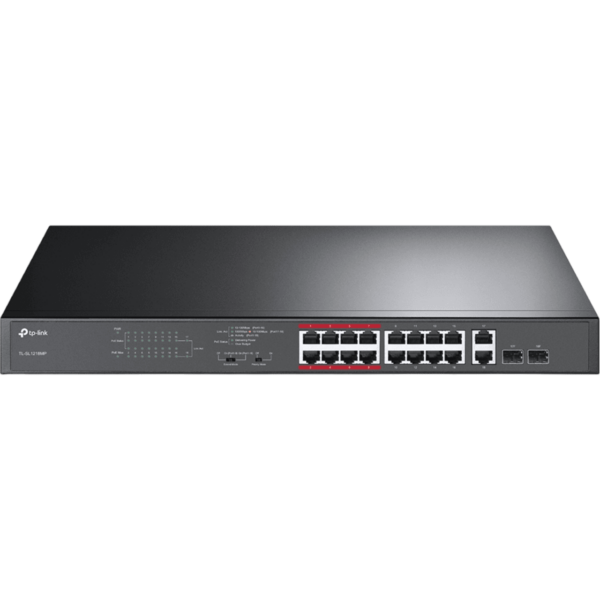 TP-LINK Switch 16-Port 100Mbps 2xPoE | TL-SL1218MP