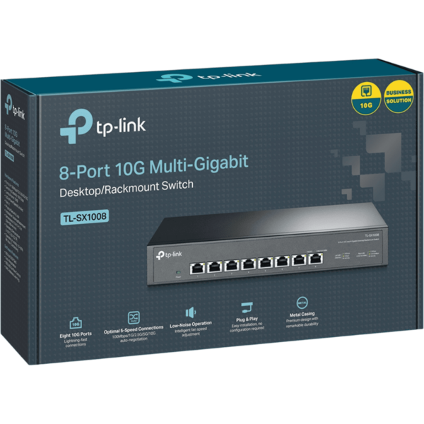 TP-LINK Switch 8-Port 10Gbit | TL-SX1008 - Image 3