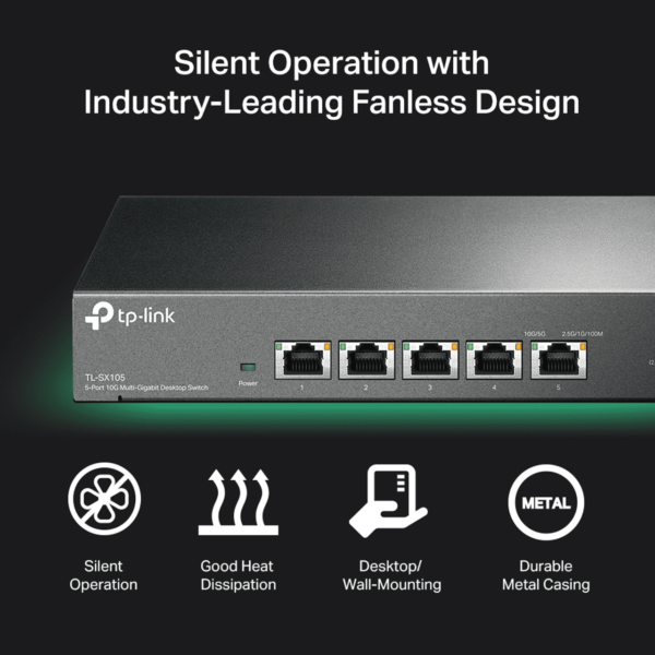 TP-LINK Switch 5-Port 10Gbit | TL-SX105 - Image 4