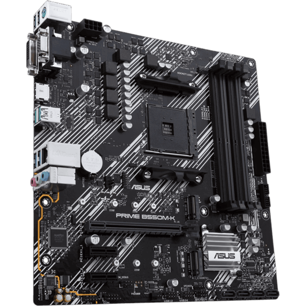 ASUS Motherboard PRIME B550M-K [DDR4 | AM4 | MATX] / 90MB14V0-M0EAY0 - Image 2