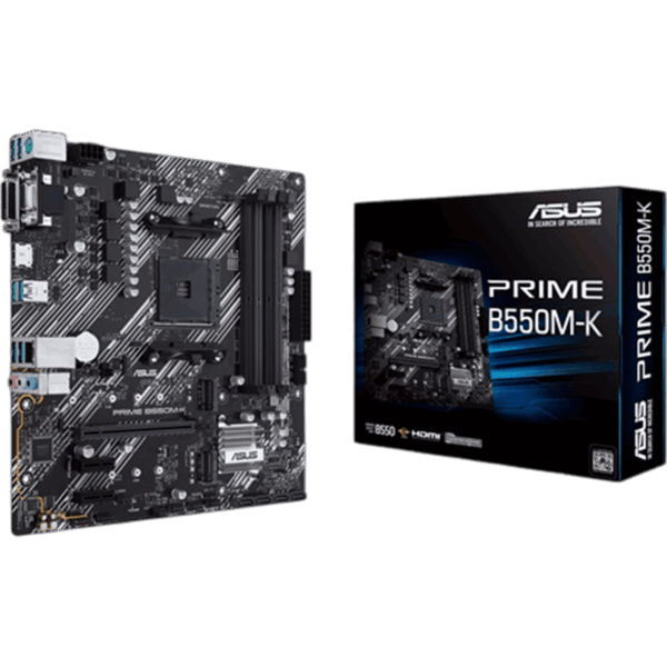 ASUS Motherboard PRIME B550M-K [DDR4 | AM4 | MATX] / 90MB14V0-M0EAY0