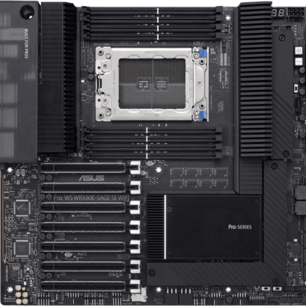 ASUS Motherboard PRO WS WRX80E-SAGE SE WiFi [DDR4 | SP3 | EEB] / 90MB1590-M0EAY0 - Image 5