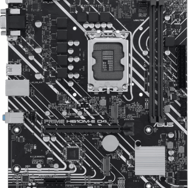 ASUS Motherboard PRIME H610M-E D4-CSM [DDR4 | 1700 | MATX] / 90MB19N0-M1EAYC - Image 2