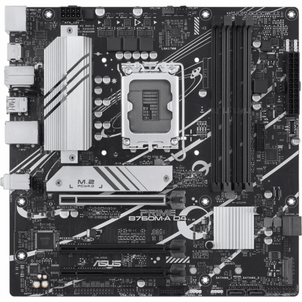 ASUS Motherboard PRIME B760M-A D4-CSM [DDR4 | 1700 | MATX] / 90MB1D00-M1EAYC - Image 2