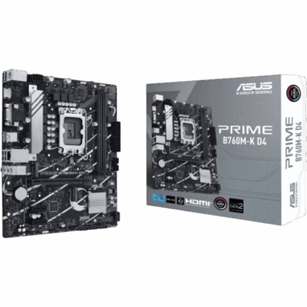 ASUS Motherboard PRIME B760M-K [DDR4 | 1700 | MATX] / 90MB1DS0-M0EAY0 - Image 4