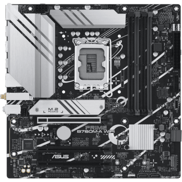 ASUS Motherboard PRIME B760M-A WiFi [DDR5 | 1700 | MATX] / 90MB1EL0-M1EAY0