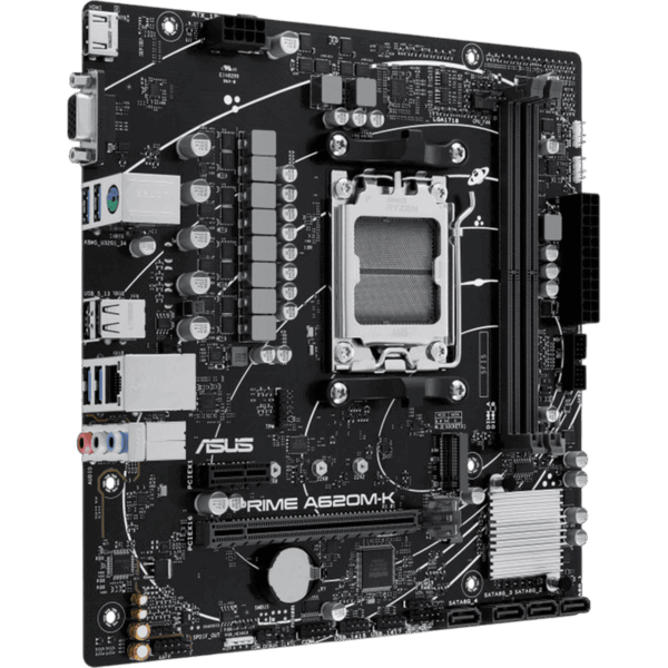 ASUS Motherboard PRIME A620M-K [DDR5 | AM5 | MATX] / 90MB1F40-M0EAY0 - Image 2