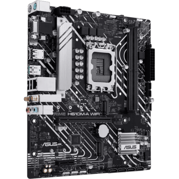 ASUS Motherboard PRIME H610M-A WiFi [DDR5 | 1700 | MATX] / 90MB1G00-M0EAY0 - Image 2