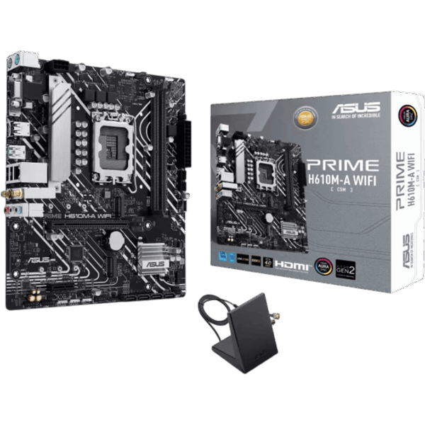 ASUS Motherboard PRIME H610M-A WiFi [DDR5 | 1700 | MATX] / 90MB1G00-M0EAY0 - Image 4