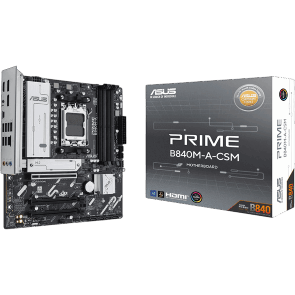 ASUS Motherboard PRIME B840M-A-CSM [DDR5 | AM5 | MATX] / 90MB1J10-M0EAYC - Image 5