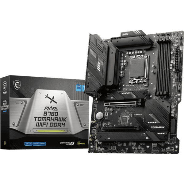 MSI Motherboard MAG B760 Tomahawk WiFi DDR4 [DDR4 | 1700 | ATX] / 911-7D96-001